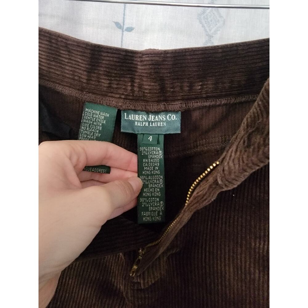 Vintage Ralph Lauren Brown Corduroy Pants - Picture 4 of 7